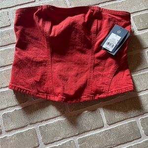 Universal Thread Bold Red Crop Top